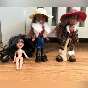 Set of 2003 Bratz 5" Lil Mini Dolls McDonalds Toys